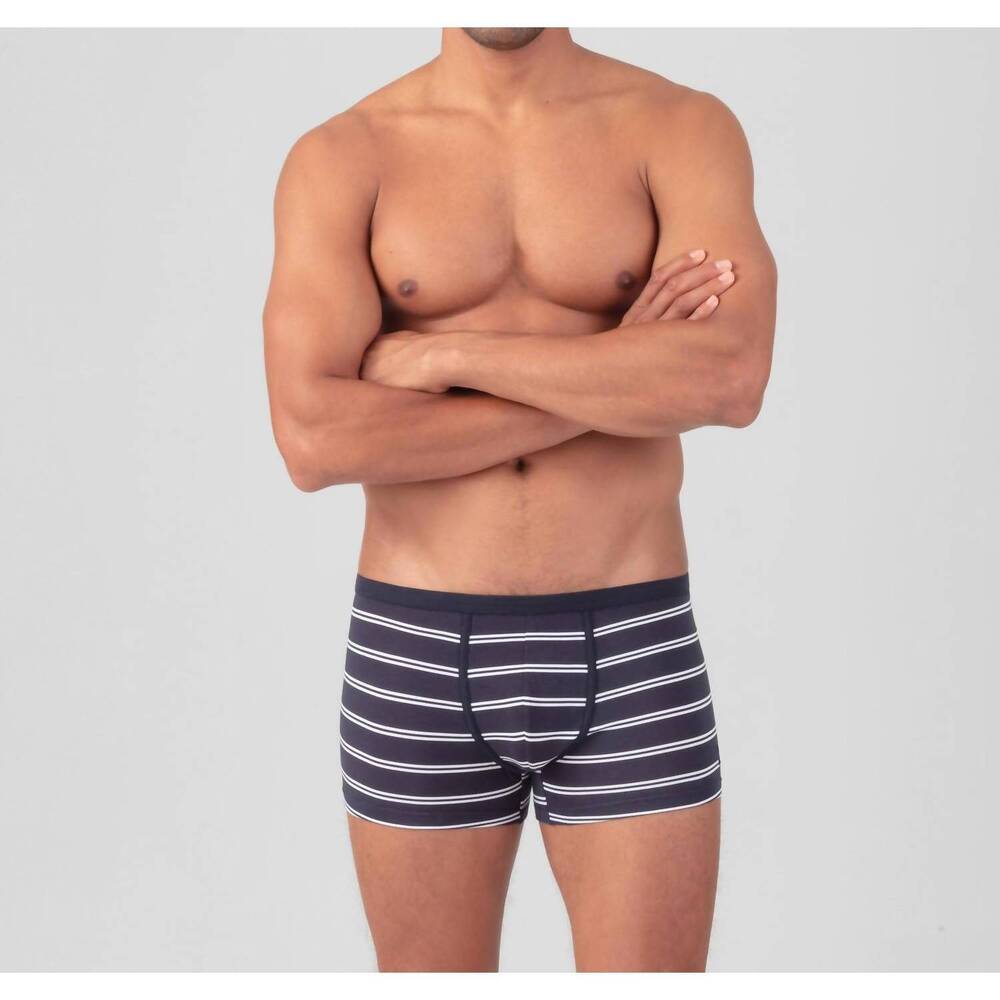 NEW RON DORFF boxer briefs with double stripes in navy